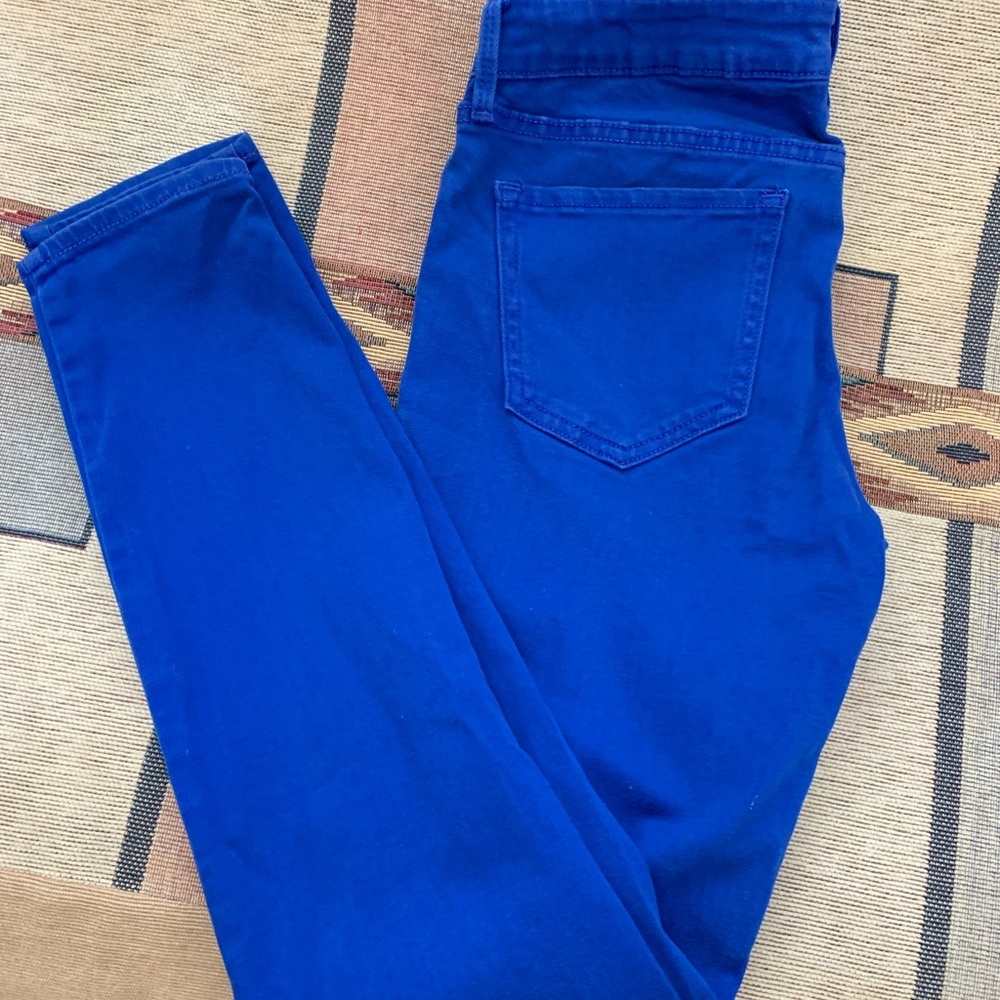 Royal Blue Old Navy Rockstar Skinny Jeans Size 6
